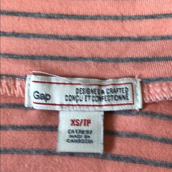 Pink and Grey Striped Skirt - Picture 2 of 3